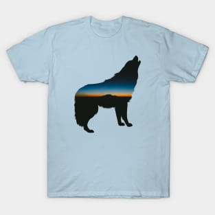 Night Sky Wolf T-Shirt